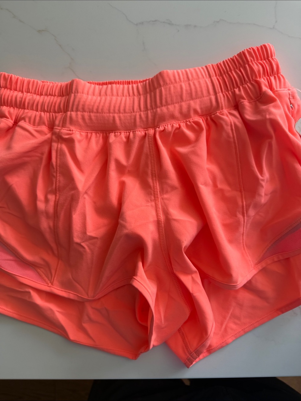 Lululemon hotty hot Shorts - Neon Coral